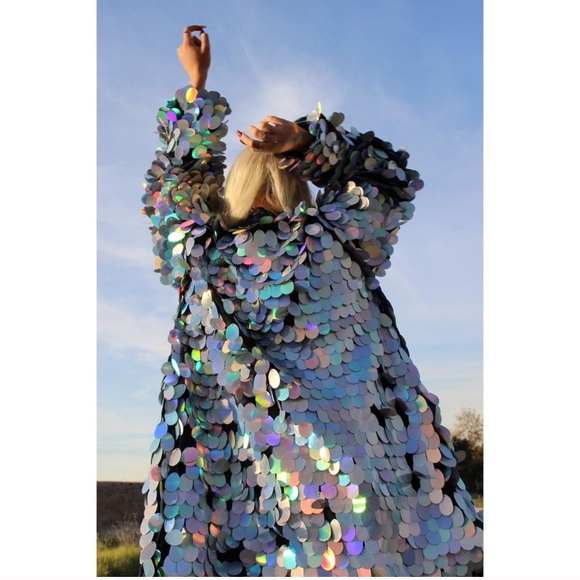 b GLITZ Jackets & Blazers - 🌈🦄Handmade festival kimono rainbow unicorn queen